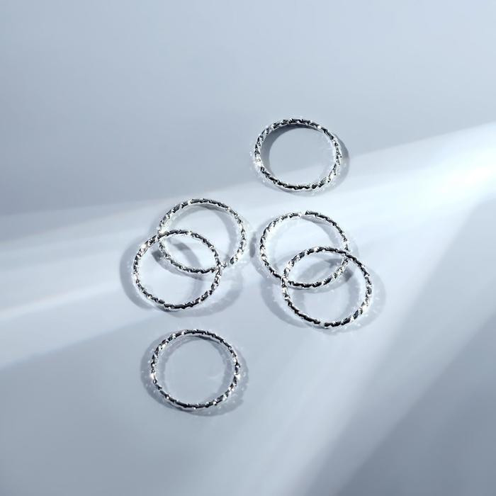 Набор сережек для пирсинга носа «Колечко»