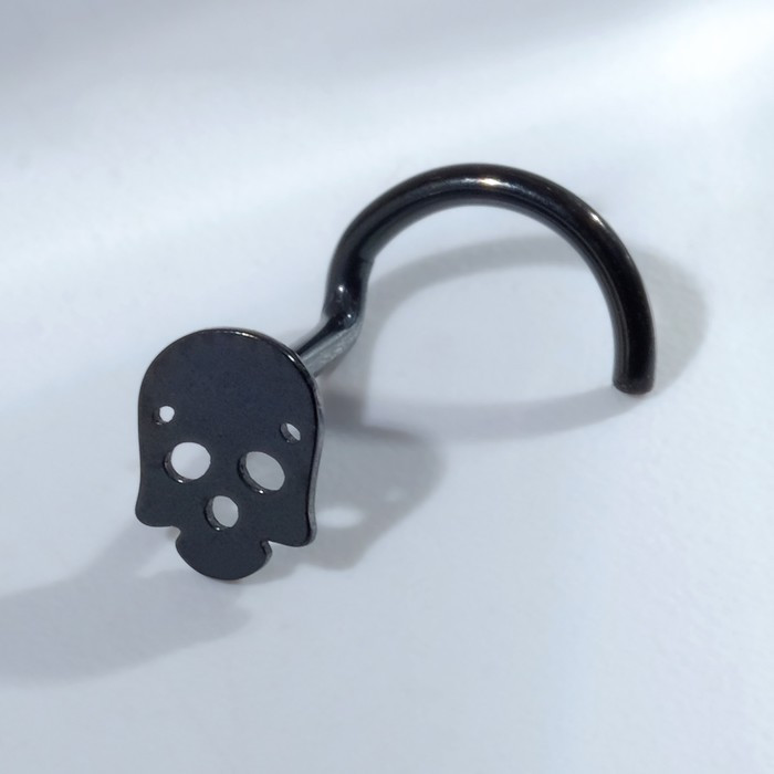 Пирсинг для носа «Череп»