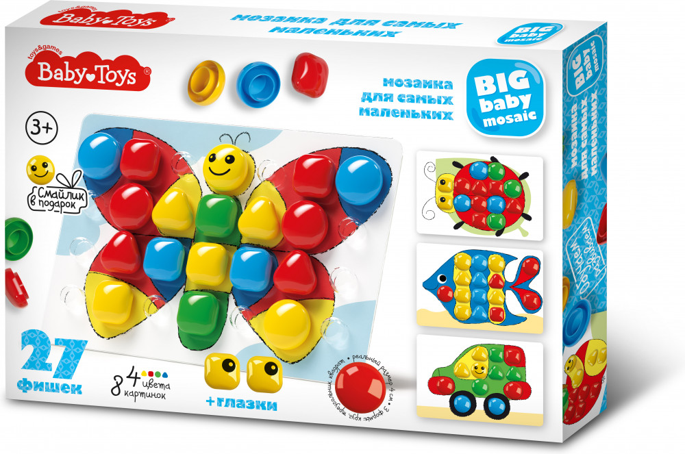 Мозаика для самых маленьких «Бабочка» | Baby Toys