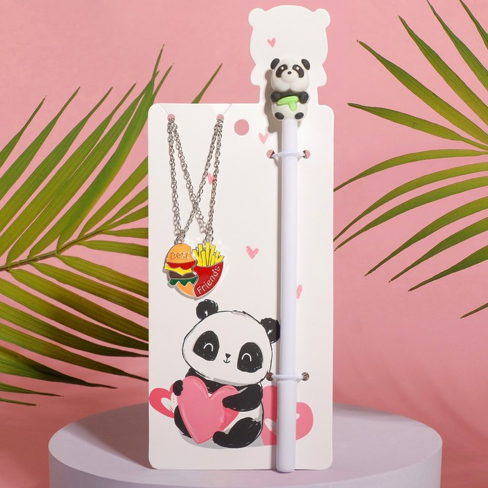 Комплект кулонов | Неразлучники | Queen Fair