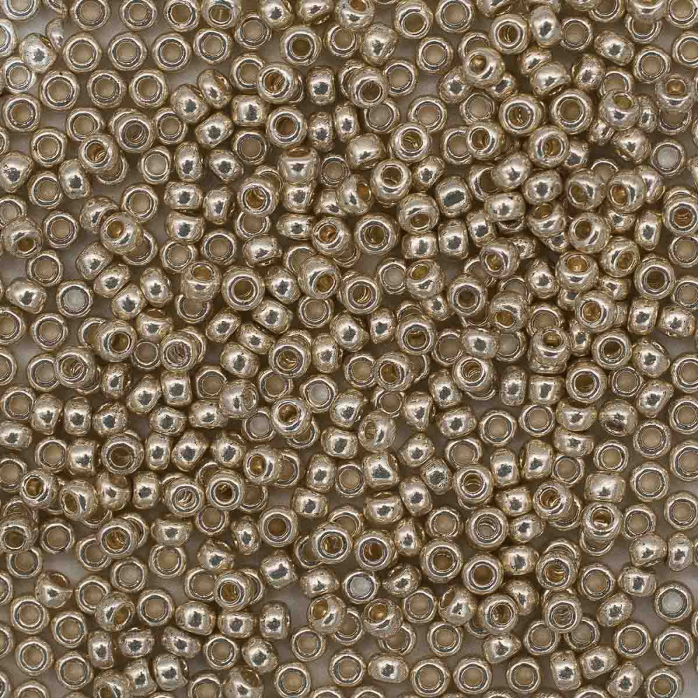 Бисер металлик, цвет 18303 шампанское | Preciosa