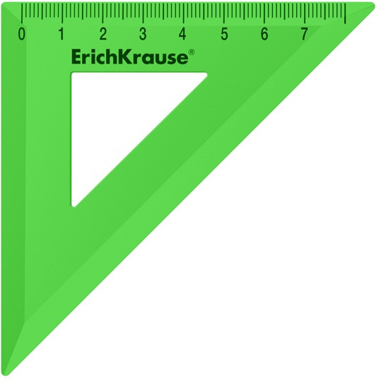 Угольник пластиковый | Neon Solid | Erich Krause
