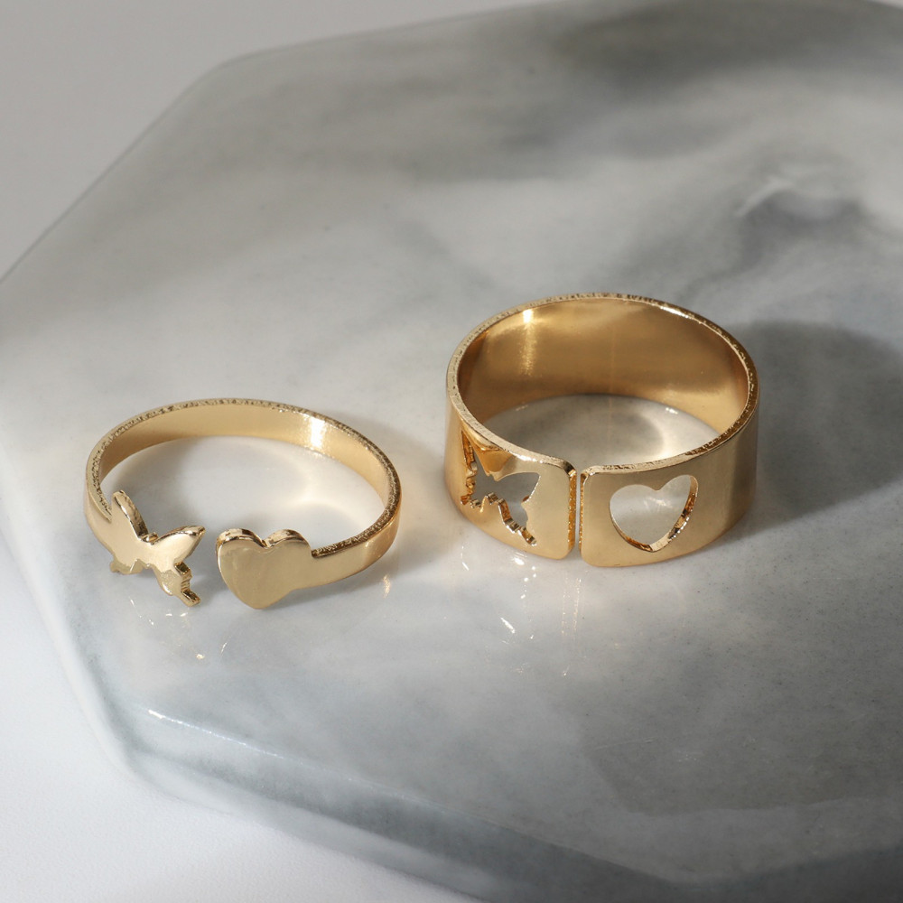 Набор колец «Неразлучники» | Tell your story