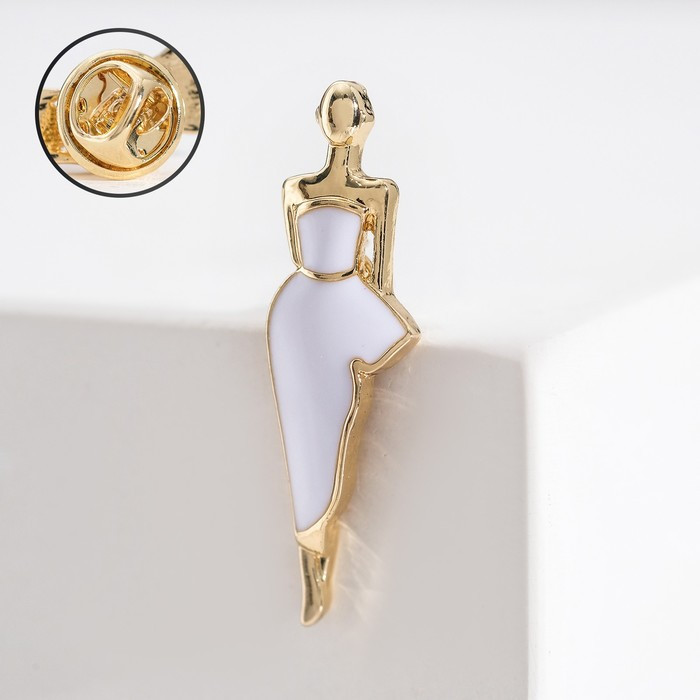 Значок «Девушка в платье» | Queen Fair