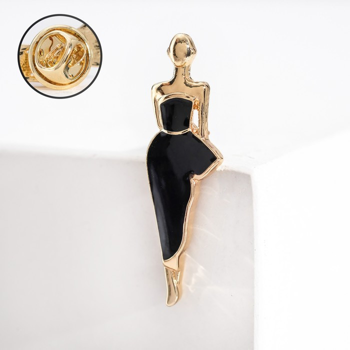 Значок «Девушка в платье» | Queen Fair