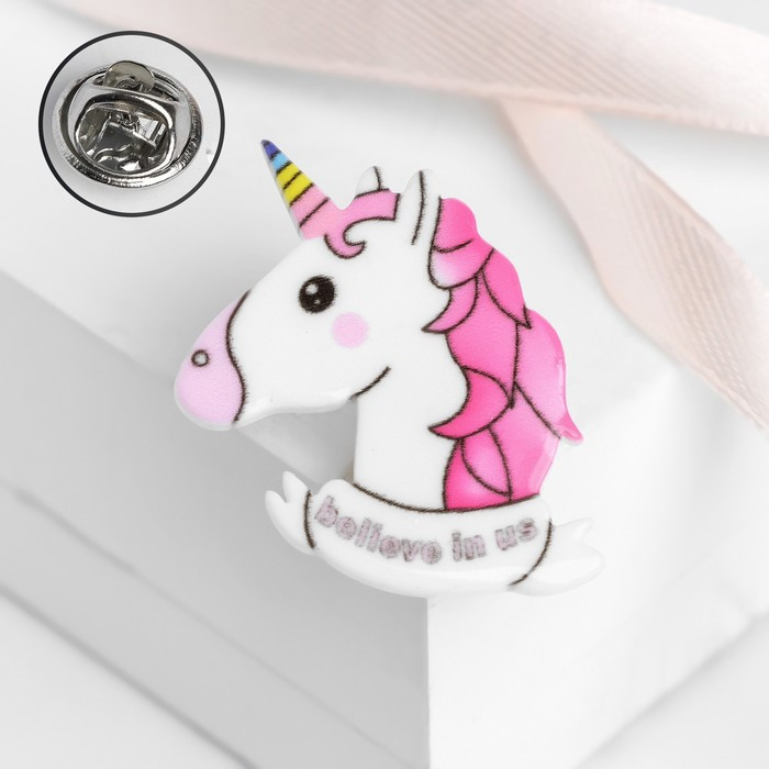 Значок «Единорог» | Единорог | Queen Fair