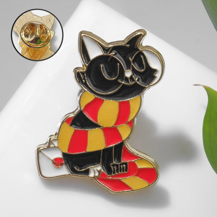 Значок «Кот-гриффиндорец» | Символ 2023 года | Queen Fair