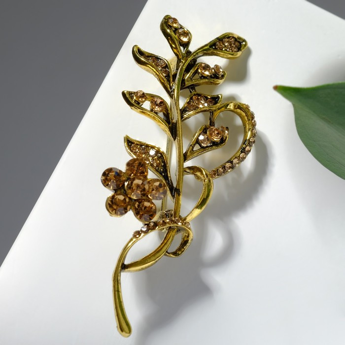 Брошь «Ветвь» | Цветы | Queen Fair