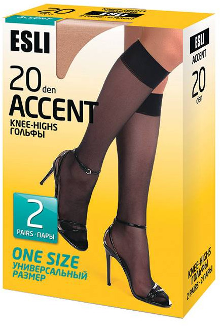 Комплект гольфов женских «Accent» | ESLI