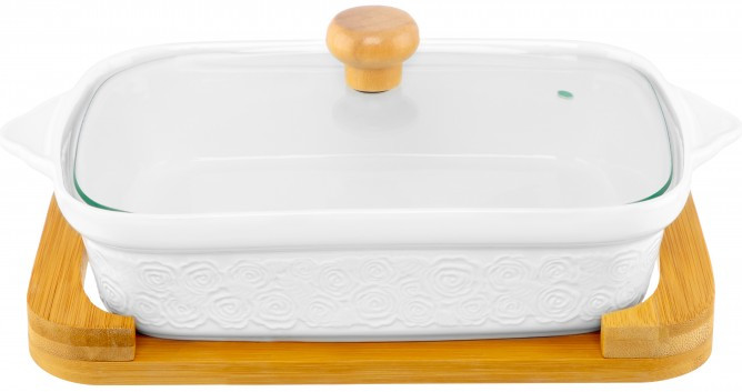 Блюдо для запекания и сервировки «Розы» | Розы | Elan Gallery