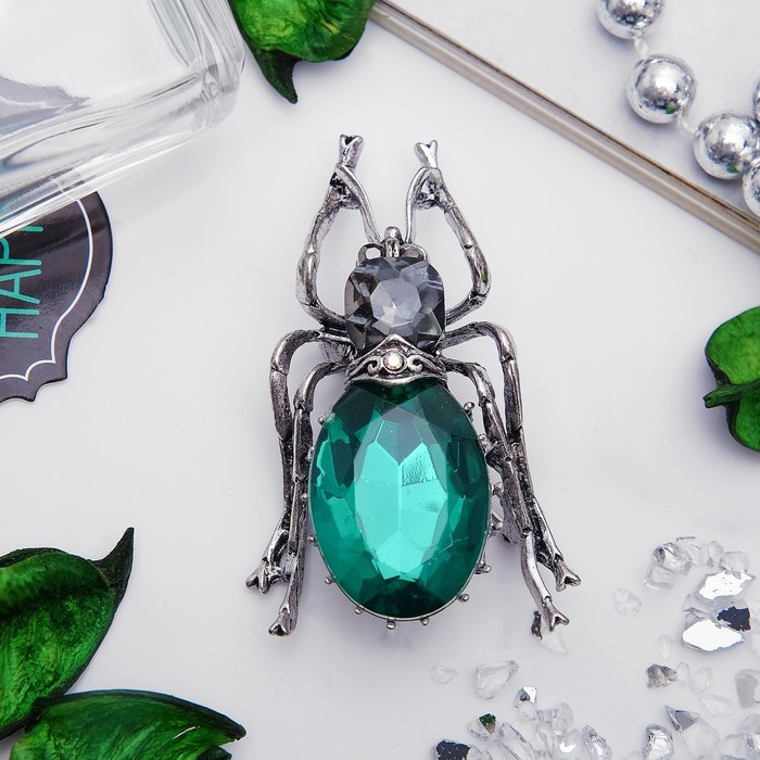 Брошь «Жук» | Животные в бижутерии | Queen Fair