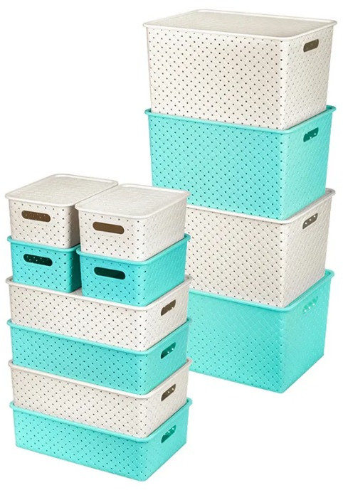 Набор корзинок с крышками «Береста» | Береста | El Casa