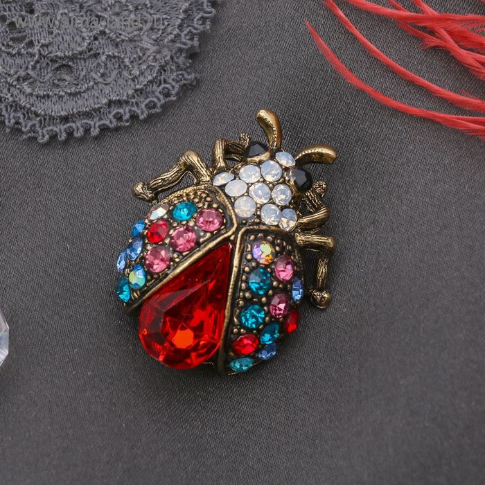 Брошь «Жучок» | Животные в бижутерии | Queen Fair