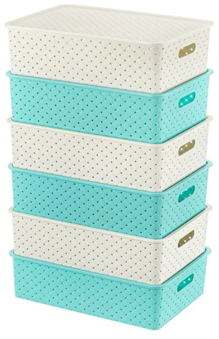 Набор корзинок с крышками «Береста» | Береста | El Casa