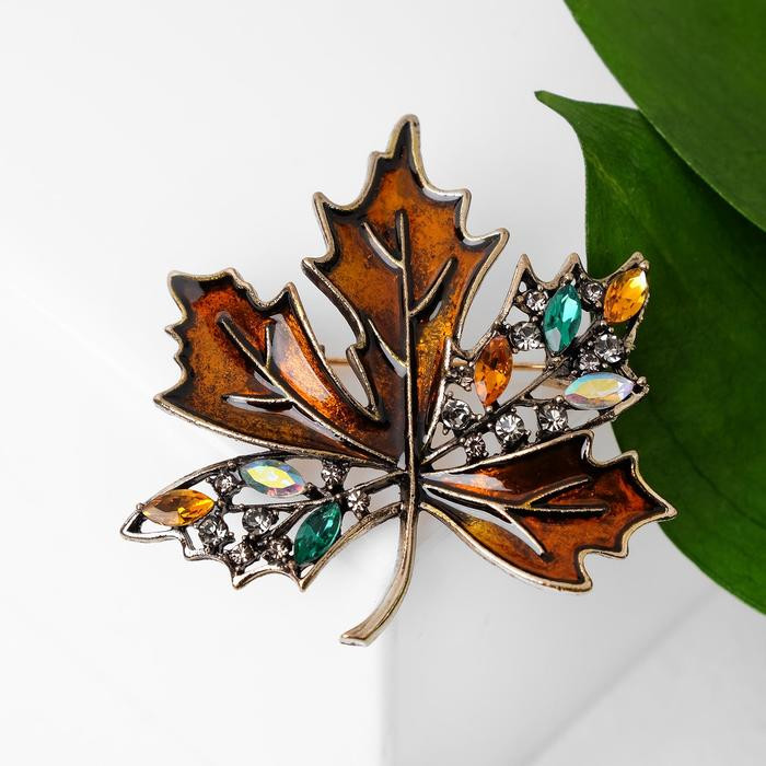 Брошь «Лист кленовый» | 1 Сентября | Queen Fair