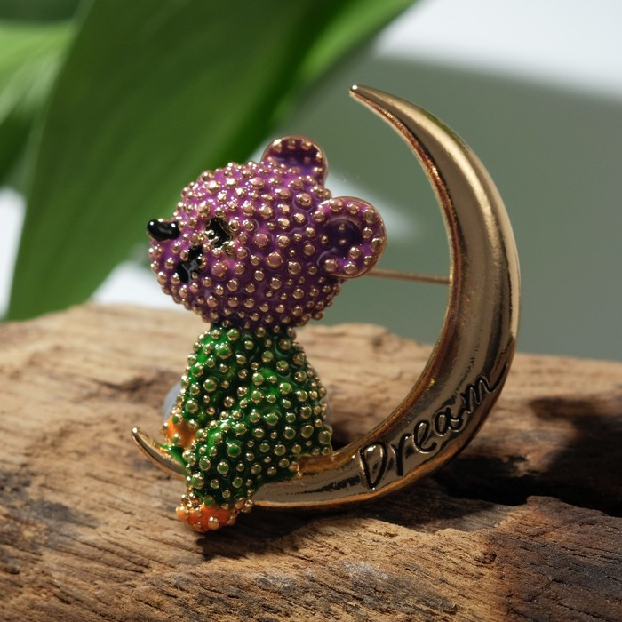 Брошь «Медвежонок» | Животные в бижутерии | Queen Fair