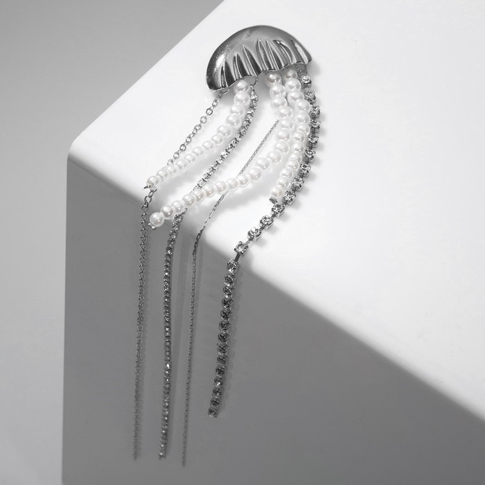 Брошь «Медуза» | Морская коллекция | Queen Fair