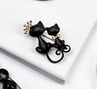 Брошь «Кошечки»