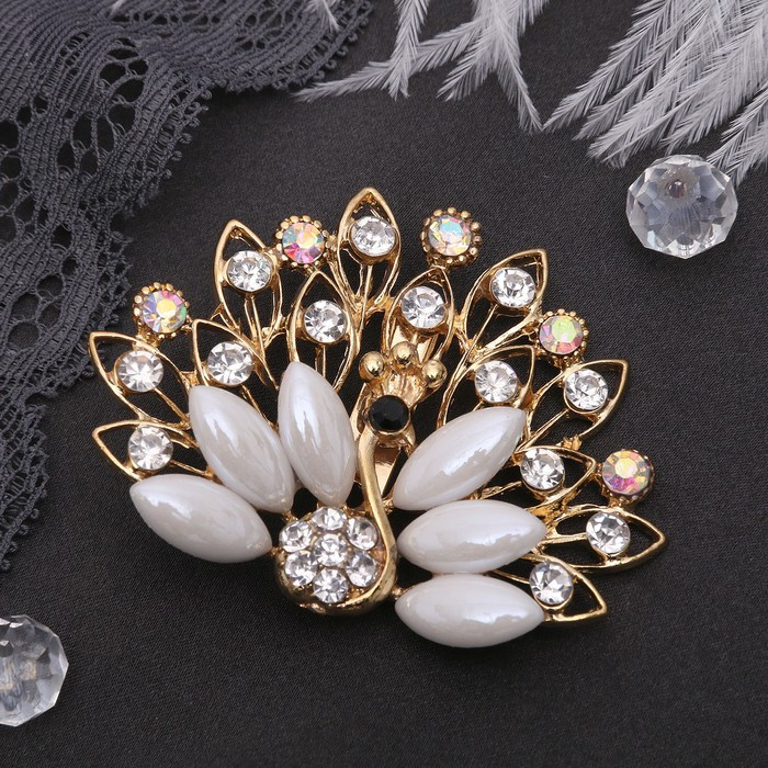 Брошь «Павлин» | Птицы | Queen Fair