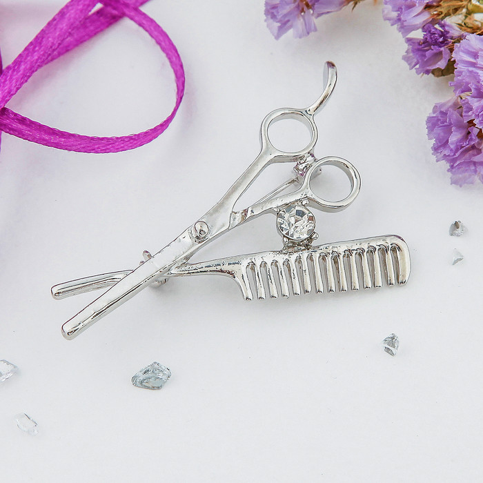 Брошь «Парикмахер» | Профессии | Queen Fair