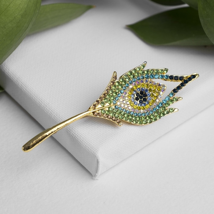 Брошь «Перо» | Queen Fair