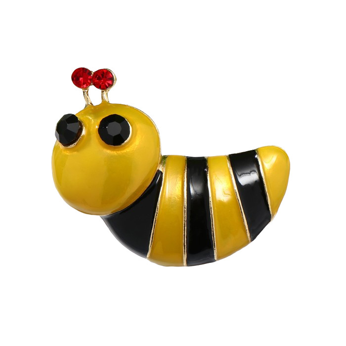 Брошь «Пчелка» | Животные в бижутерии | Queen Fair
