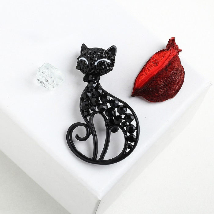 Брошь «Кошка» | Символ 2023 года | Queen Fair