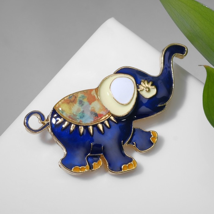 Брошь «Слон» | Животные в бижутерии | Queen Fair