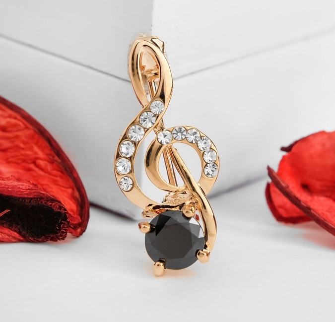 Брошь «Скрипичный ключ» | Профессии | Queen Fair