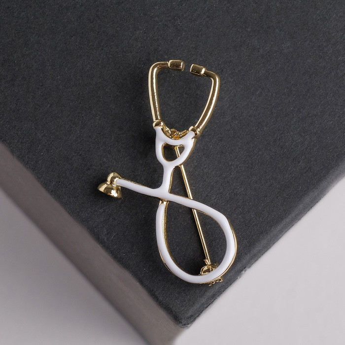 Брошь «Стетоскоп» | Профессии | Queen Fair