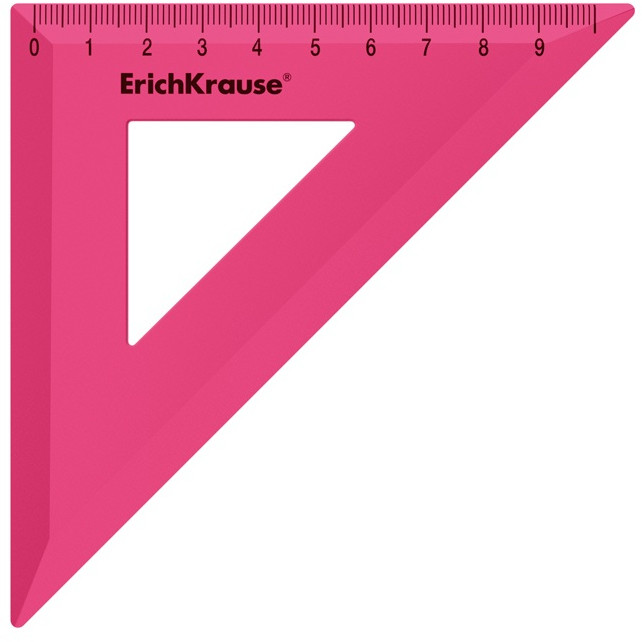 Угольник пластиковый «Bubble Gum» | Erich Krause