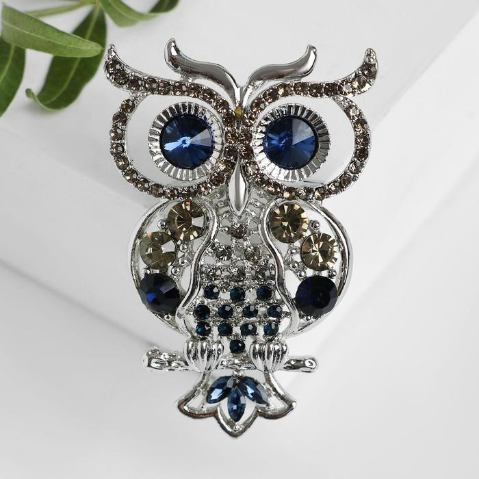Брошь «Филин» | Совы | Queen Fair