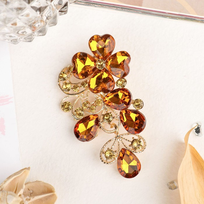 Брошь «Цветочная лоза» | Цветы | Queen Fair