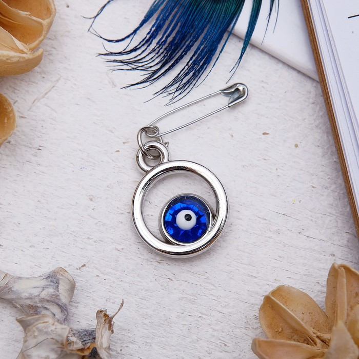 Булавка-оберег «Круг с глазиком» | Обереги | Queen Fair