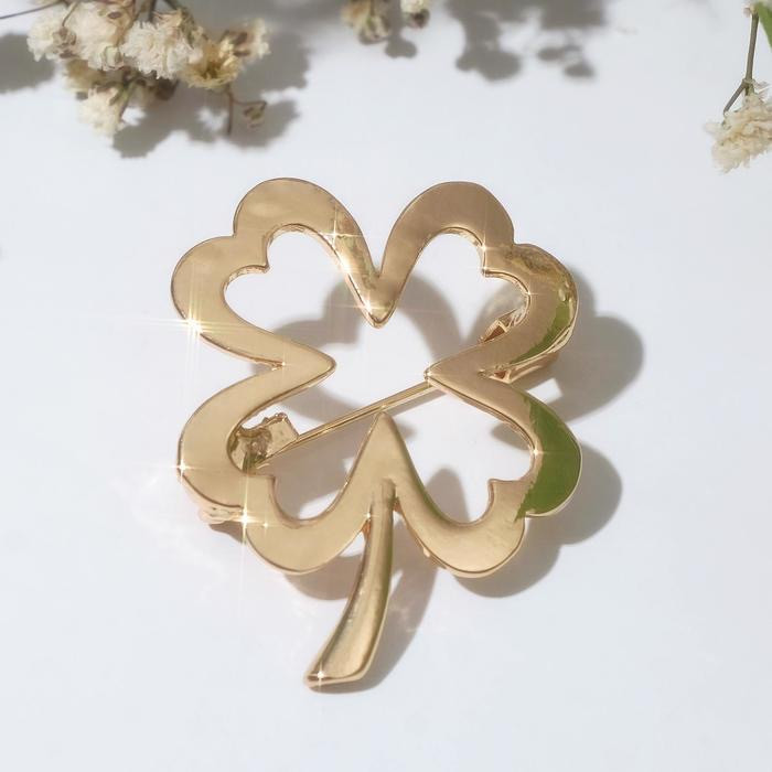 Брошь «Клевер» | Обереги | Queen Fair