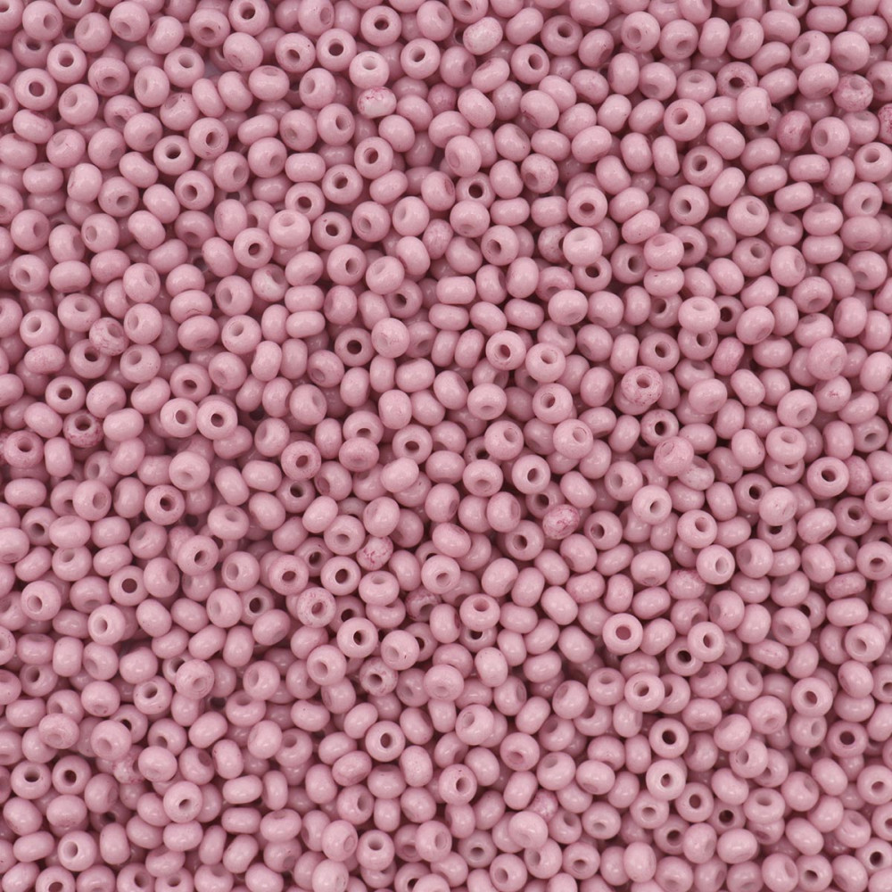 Бисер непрозрачный, цвет 03195 светлый сиренево-розовый аметист | Solgel | Preciosa