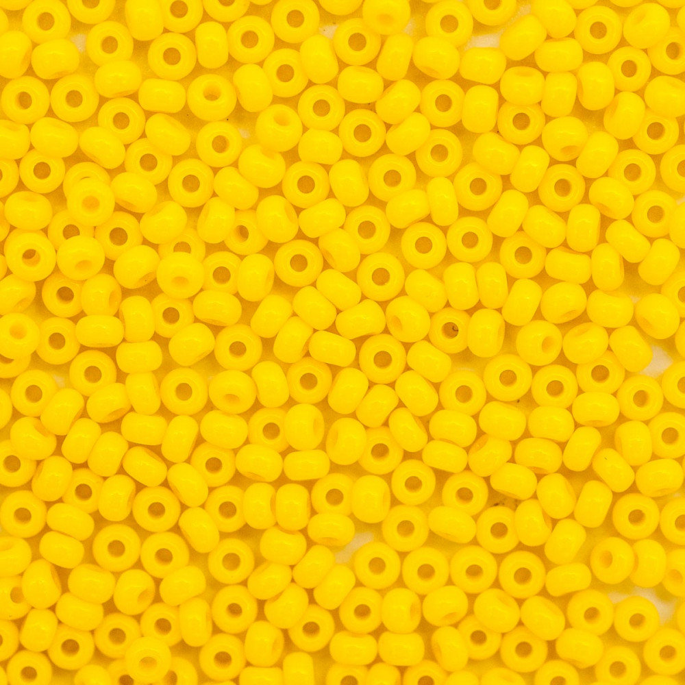 Бисер непрозрачный, цвет 83130 жёлтый | Preciosa