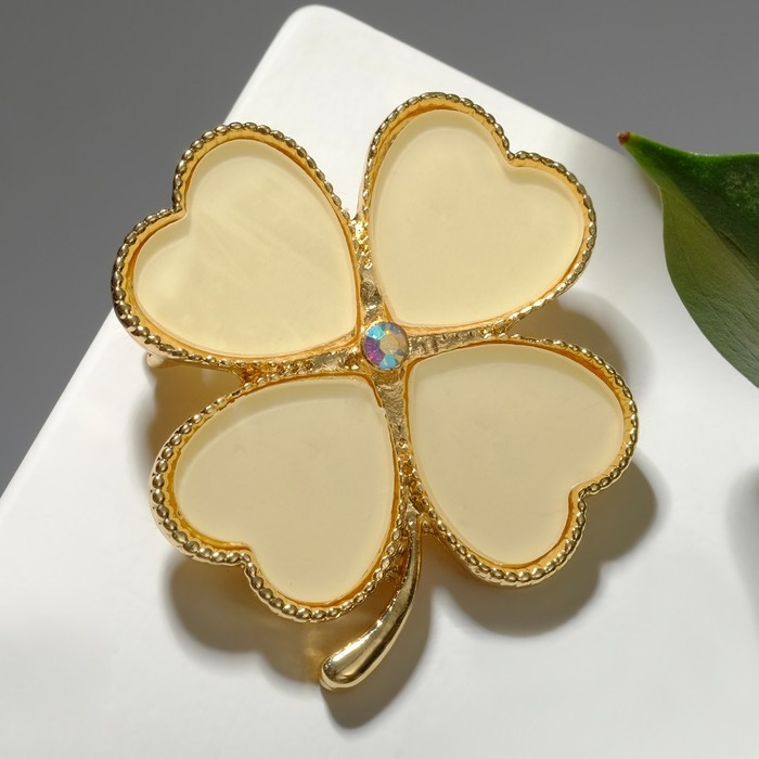 Брошь «Клевер» | Обереги | Queen Fair