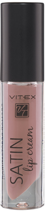 Помада для губ жидкая полуматовая, тон 712 Natural Rose | Satin lip cream | Вiтэкс