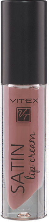 Помада для губ жидкая полуматовая, тон 715 Rich Rose | Satin lip cream | Вiтэкс
