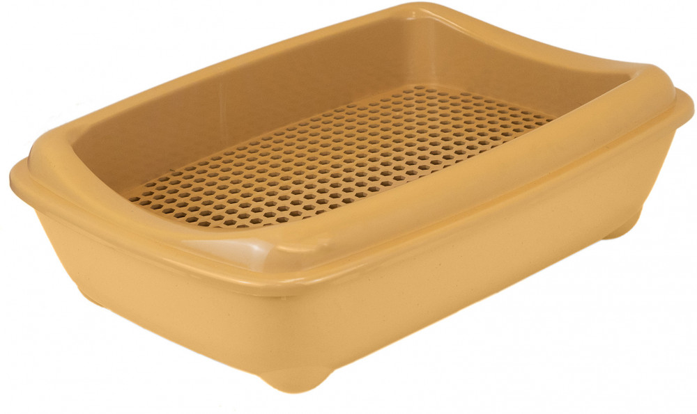 Туалет для кошек глубокий с рамкой-сеткой | Yami-Yami