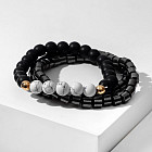 Набор браслетов «Гематит»