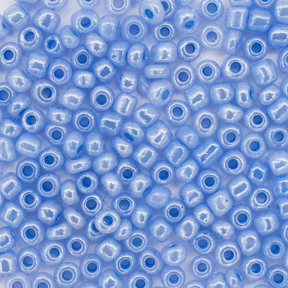 Бисер жемчужный, цвет 146 сине-сиреневый | Astra&Craft