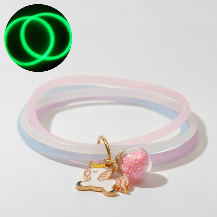 Браслет светоотражающий | Единорог | Queen Fair