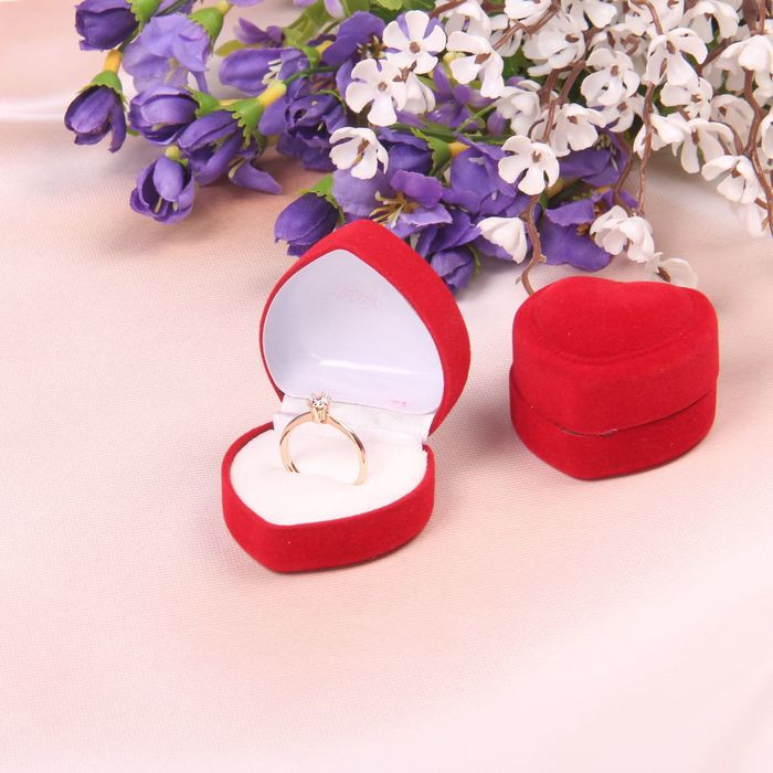 Футляр под кольцо «Сердце с рамкой»