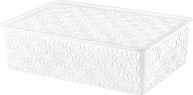 Корзинка с крышкой | Ромашки | El Casa