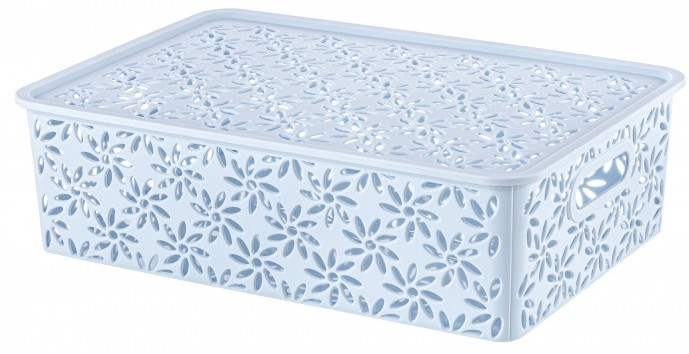 Корзинка с крышкой | Ромашки | El Casa