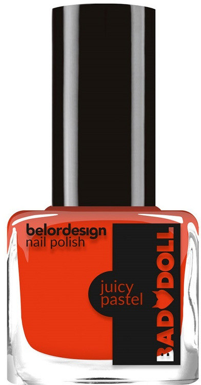 Лак для ногтей, оттенок 303 Апельсиновый | Bad Doll | BelorDesign