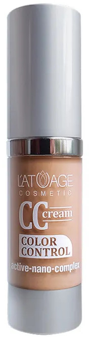 СС-крем для лица «Color control», оттенок 5 Легкий загар | L’atuage Cosmetic