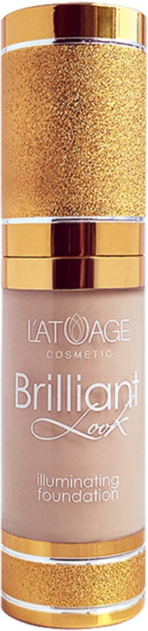 Крем тональный для лица «Brilliant look», оттенок 303 Натуральный | L’atuage Cosmetic